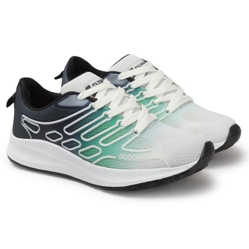 Image of CLYMB Mens Sports Shoes Perfact for Gym Running Training (Color: Green)