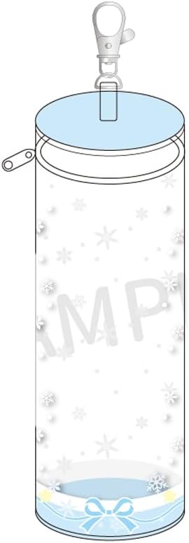 Tapioca Original Clear Pouch, Cylindrical Shape, Long Version, Sky Blue