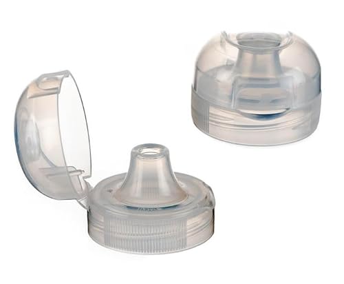 2 x Sportverschluss für Tritan,- u. Polycarbonatflaschen 0,5 + 0,75 + 1 Liter Trinkdeckel Klappdeckel Greiner Flip Top