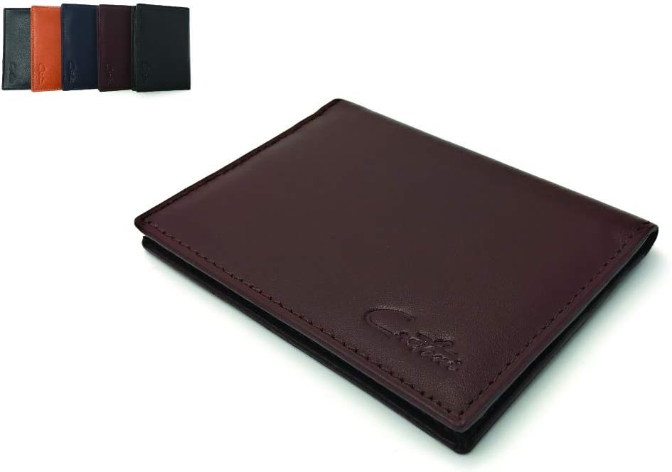 CRETONI Slimlet : Slim Pure Leather Wallet : Handmade Soft Leather wallet for men