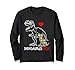 Dadasaurus Rex Autism Awareness Proud Dad Father's Day Long Sleeve T-Shirt