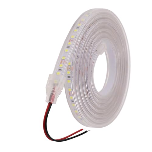GQL 12V DC LED Strip Light, IP67 Waterproof, SMD 2835 120LEDs/m, Indoor Outside Decor Rope Light Ribbon (Warm White, 3m)