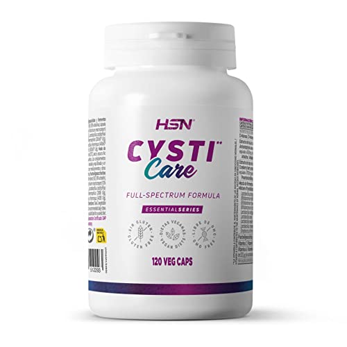 HSN D-Manosa y Arándano Rojo Cysti Care | 120 Cápsulas Vegetales | Con Probióticos, Uva Ursi (Gayuba) | ALTO Contenido de Vitaminas A y C | No-GMO, Vegano, Sin Gluten