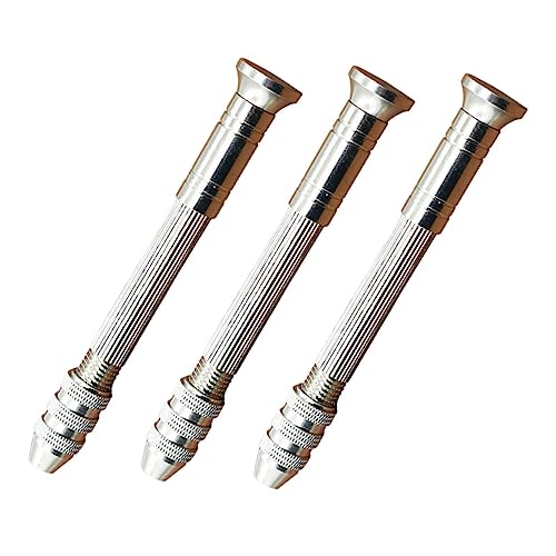 TEHAUX Practical Hand Drill Tool Kit Model Hole Puncher for Woodworking Beads Small Models Smooth Non-slip