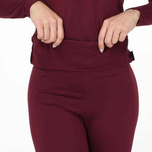 Thermal Underwear for Women Long Johns Base Layer Lounge Pajamas Top Bottom Sets Cold Weather Winter3