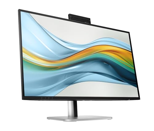Image of HP Series 5 Pro 527pm 27 inch QHD IPS Monitor with 5ms Response Time, Anti Glare, Flicker Free, VESA Mount (100mm), Displayport, HDMI, Black /Silver (9E0Y9UT#ABA) w /DKZ Hub & ErgoFlexy Single Mount Arm