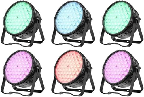 Stage Par Light, 54x4W RGBW 4in1 LED DJ Lights with High CRI>90, 5000 Lumens Ultra-Bright - Party Disco Lighting for Weddings, Photography, Video and Shows 6