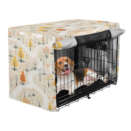 Cage chien protégée du vent : housse imperméable Arbre Chute - 3