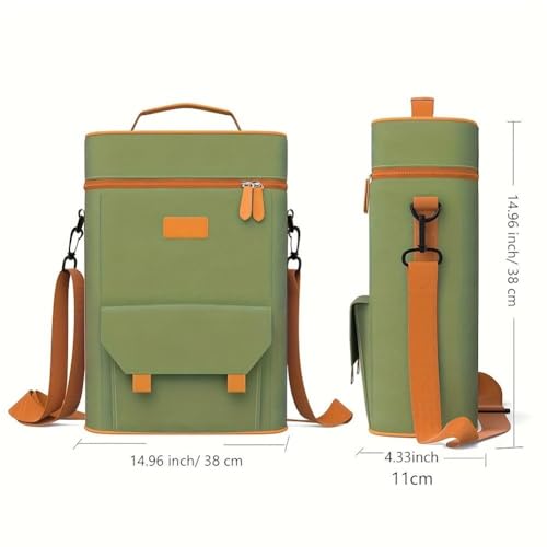 Bolsa de transporte para 2 botellas a prueba de fugas para proteger tu coche en los viajes 7