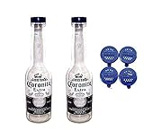 Empty Beer Corona Coronita Salt and Pepper Bottle Shakers for Seasoning Collectible Picnic Restaurant Home Table Bar Shakers 1 Pair of 7oz Coronita + 4 Bottle Caps by Corona