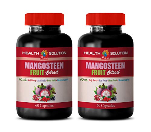Blood Pressure Formula Supplements - Mangosteen Fruit Extract Complex with RESVERATROL, ACAI Fruit, Pomegranate, NONI Fruit, Goji Berry - Noni Vitamin - 2 Bottles 120 Capsules Blood Pressure Formula Supplements - Mangosteen Fruit Extract Complex with RESVERATROL, ACAI Fruit, Pomegranate, NONI Fruit, Goji Berry - Noni Vitamin - 2 Bottles 120 Capsules