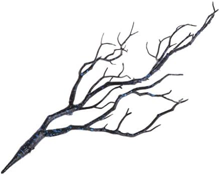 cici store Plastic Artificial Plants Dried Tree Branches - Wedding Decoration (blue)