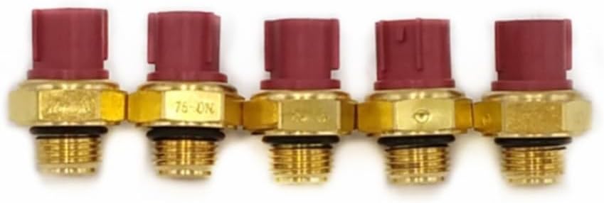 Water Temp Motorcycle Electric Radiator Coolant Fan Water Temperature Thermostat Switch Temp Fit For HS 500 700 UTV(5PC)
