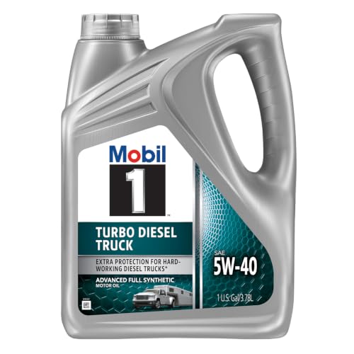 Mobil 1 Turbo Diesel Truck Full Synthetic Motor Oil 5W-40, 1...