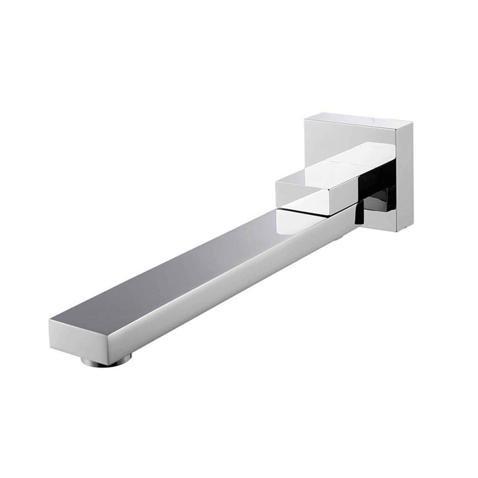 Bec de baignoire mural pivotant 180 chrome pour mitigeur et système de douche