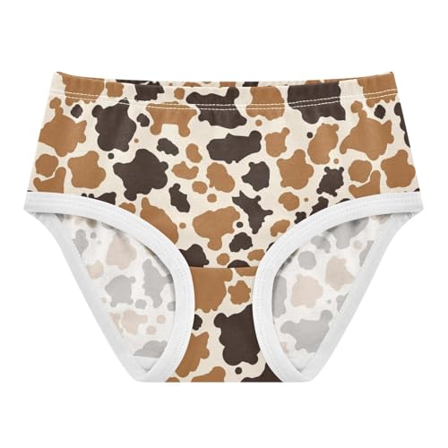 Wusikd Cow Prints Girls' Underwear Cotton Girls Briefs Soft Toddler Underwear 2T