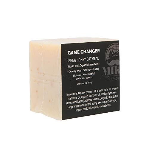 Shea Honey Oatmeal Organic Shave Soap - Game Changer | Mike the Mason