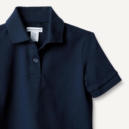Image of Amazon Essentials Toddler and Baby Girls' Cotton Spandex Polo Shirt