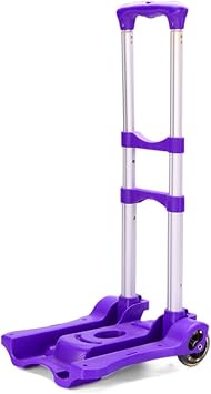 Lightweight Foldable Luggage Trolley, Portable Travel Cart for Airports, Compact Folding Trolley for Easy Mobility, Ideal for Carrying Bags & Suitcases