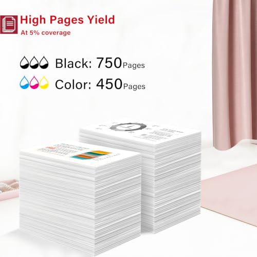 Image of PG-285XXL CL-286XXL Combo Pack Ink Cartridges Compatible for Canon PG-285 CL-286 PG285 XXL CL286 XXL, Printer Ink for Canon 285 286 Ink Work with Pixma TR7820 TS7720 TS7722 (Black & Color)