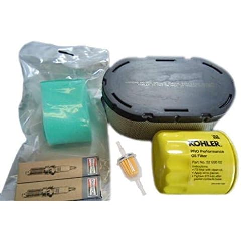 Engine Service Maintenance Tune Up Filter Kit Fits Kohler 7000 KT740 w/Pro Filtration Bad Boy ZT Elite Lawnmowers (1) Cover