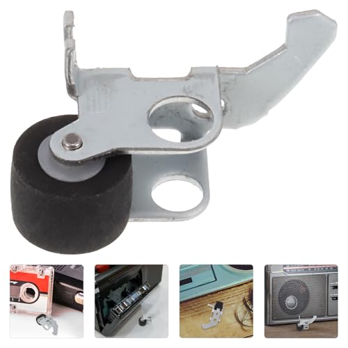 Veemoon Rodillo de Presión de Caucho y Hierro 9 Mm para Reparación de Grabadoras de Casetes, Kit de 4 Piezas, Accesorio Portátil para Mantenimiento de Audio y Vídeo Portátil, Uso - imagen 3