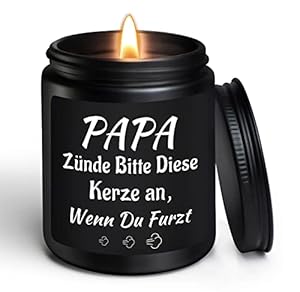 Mrssbea Papa Duftkerze im Glas Sandelholz 200g