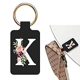 MAGTOBO Magnetic Purse Holder with Strong Magnetism, Heavy Duty Handbag Hanger for Table, Locker Room, Restroom, and More - Stylish Floral Purse Hook for Women(Black)