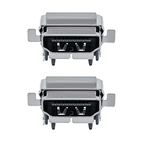 Mcbazel Puerto HDMI para Xbox One S, conector de interfaz de puerto HDMI para consola XBOX ONE S, pieza de repuesto y reparación-2PCS