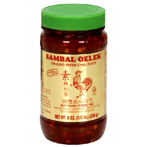 Huy Fong Sambal Oelek, Chili Paste, 8Ounce Container