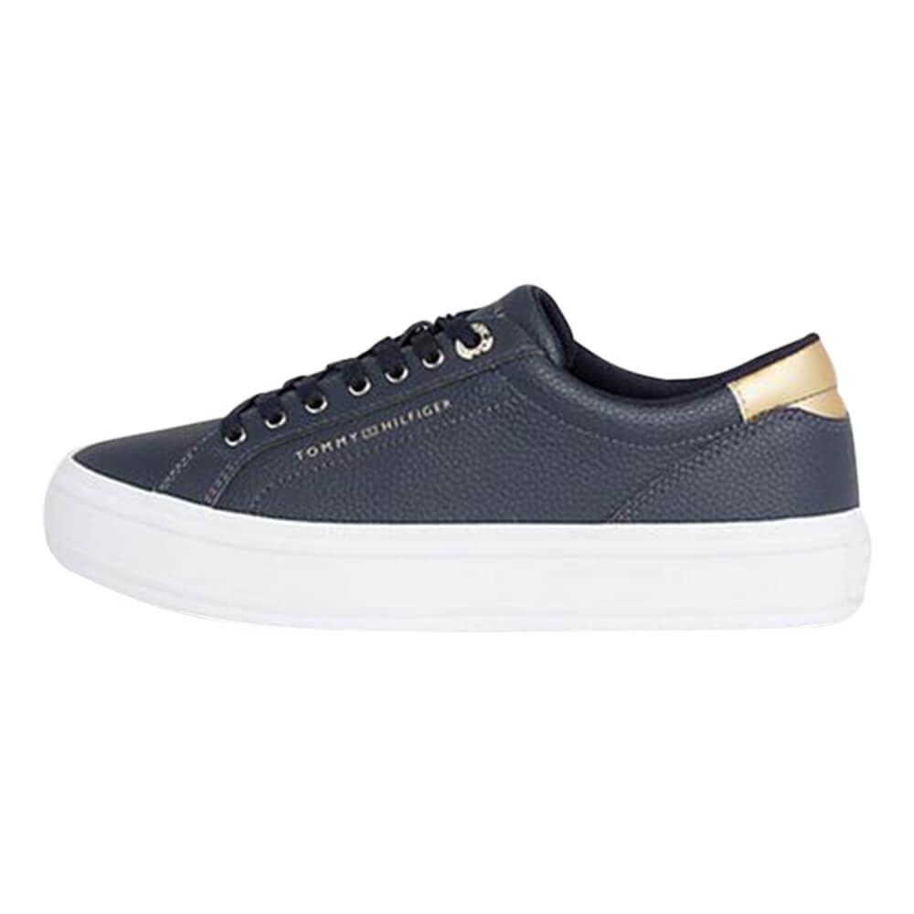 Tommy Hilfiger Essential Vulc Leather Sneaker Fw0fw07778, Zapatilla Vulcanizada Mujer