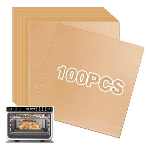 Parchment Paper Squares for Ninja DT201 Air Fryer Oven, 100 Pcs Air Fryer Oven Liners