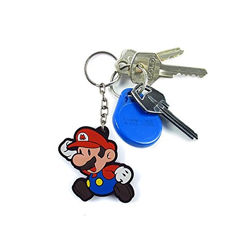 Chaveiro emborrachado cute Mario
