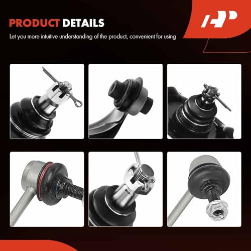 A-Premium 8Pcs Suspension Kit, Front Upper Control Arm, Lower Ball Joint by A-Premium - Used condition - Image 7