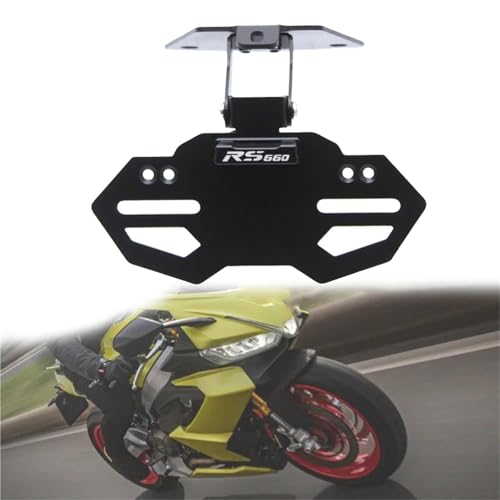 Pièces détachées moto : support de plaque arrière Aprilia RS660 2021