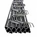 Spring Wire & Lock Channel - Greenhouse Spring Lock & U-Channel Bundle, Multi-Pack, Greenhouse Plastic or Shade Cloth Attachment (50)