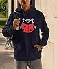 Hippowarehouse Ladybird Unisex Hoodie Hooded top (Specific Size Guide in Description) Red #2