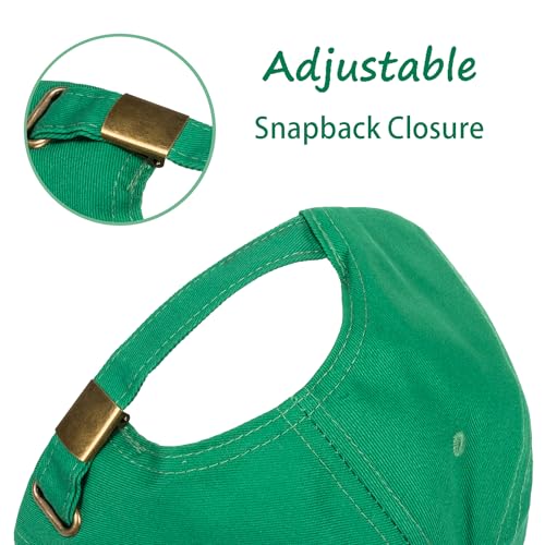 Image of Shamrock-Green Baseball-Cap for Men-Women - St Patrick's Outdoor Sun Hat Breathable Sports Golf Peaked Hat