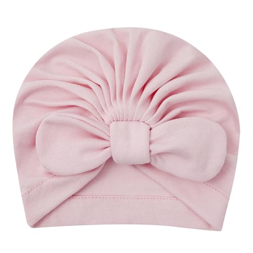 Century Star Baby Girl Beanie Hats Bow Knot Baby Bonnet Infant Toddler Hospital Hat Newborn Cotton Head Wrap Beanie Cap2
