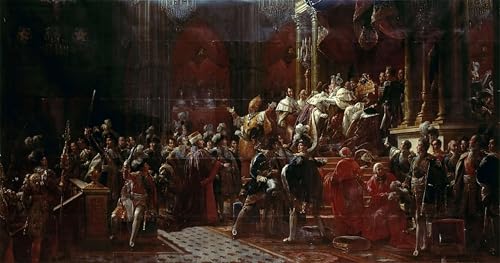 Affiche artistique Le Couronnement de Charles X poster de peinture célèbre 60x90cm