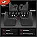 A-Premium Set of 4PCS Mud Flaps Splash Guards Mudflaps Mudguards with Hardware Kits Compatible with Honda Ridgeline 2006-2014, Front & Rear (Driver and Passenger Side)