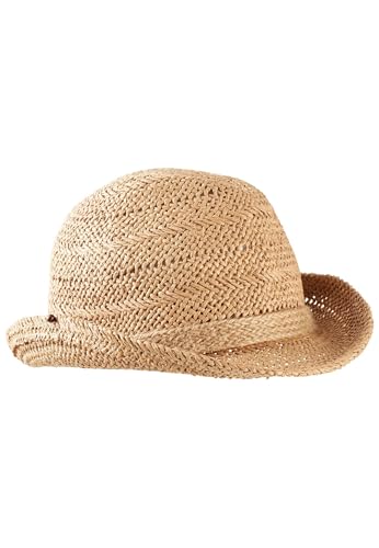 Chapeau de paille ultra léger et flexible pour homme en papier tressé