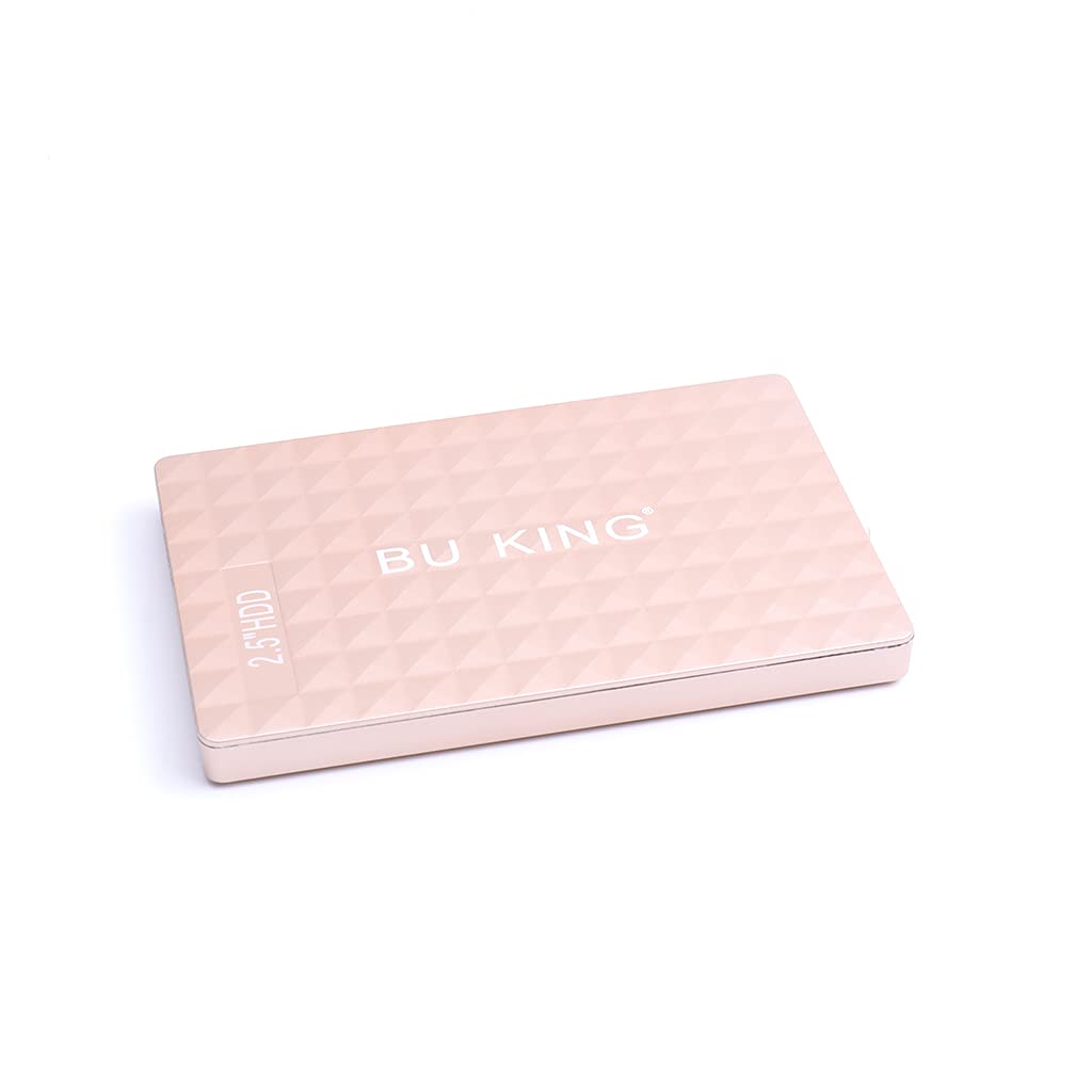 BU KING 160 GB HDD Mirco USB 3.0 External Hard Drive Portable USB Storage Device PS4 TV Box PC Mac Desktop Notebook Computer,Golden