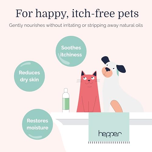 Hepper Pet Conditioner and Moisturiser - Scented Dog Conditioner & Detangler. Perfect for Long Hair, Short Hair, Dry Skin, Shedding Control, Allergies, and Puppy Coats! Cucumber and Aloe Scented. - Thumbnail 4