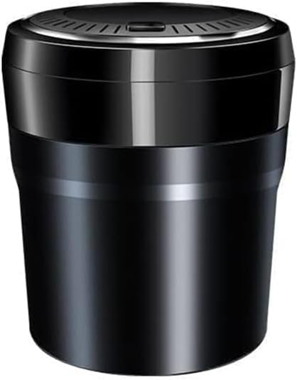 Car Ashtrays, for Mazda 3/5/6/CX-3/CX-5/CX-7/CX-9 Portable Travel Detachable Smokeless Self Extinguishing Cigaretteashtray, Auto Accessories,A-Black