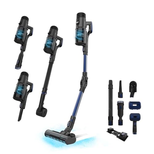 Cecotec Aspirador Escoba sin Cable Conga Rockstar 6500 Century ErgoWet Animal. 4 en 1, 630W, 30kPa y Autonomía 100mins, Cepillo Jalisco con 200AW, Water Tank y Accesorio Animales