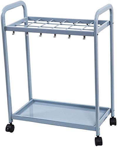 FALIYORS Bandeja de Drenaje Paragüero Compatible con Pasillo Paragüero Hogar Restaurante Hotel 12 Metal Hierro Paragüero (535 * 280 * 700 mm) Almacenamiento