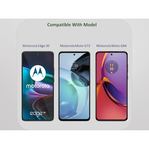 Image of ScreenUp Tempered Glass For Motorola Edge 30 / Moto G72 / Moto G84 - Ultra Clear, 9H Scratch Resistant, Full Coverage, Easy Install Screen Protector