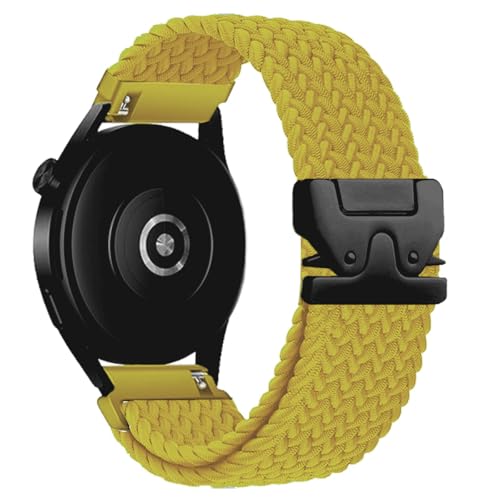 Bracelet de montre tressé 20mm compatible Samsung Galaxy Watch 4 5 6 7 et Huawei Watch GT 2 3