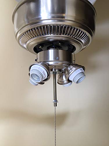 Image of MAGNASHADE for Ceiling Fan enhance your existing light kit no wiring necessary Fan not included(Cognac)